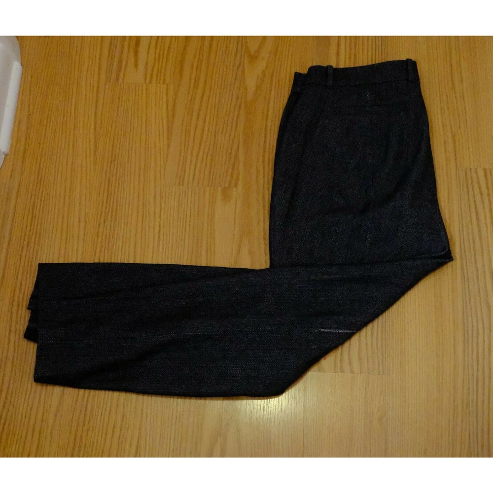 J Crew Herringbone Black/Gray Straight Leg Trouser
